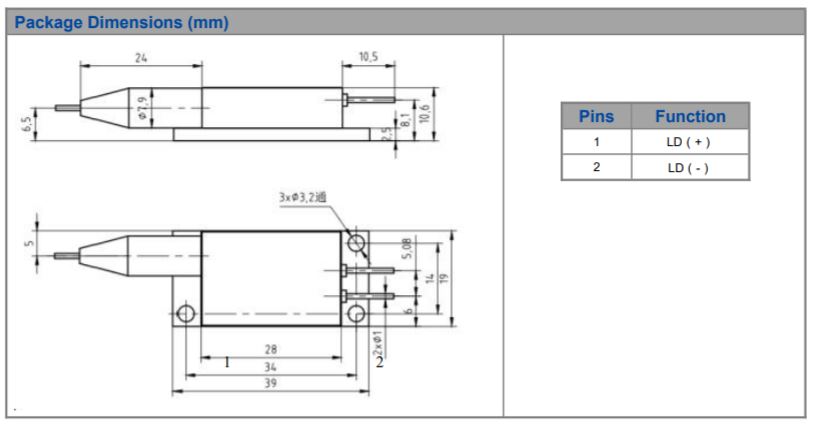 K793DA2RN-8.000W Mult-Single Emitter, 793nm, 8W Fiber Coupled Diode Laser